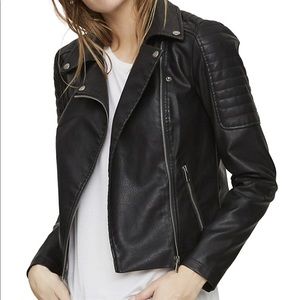 Vegan Black Moto jacket Size Small